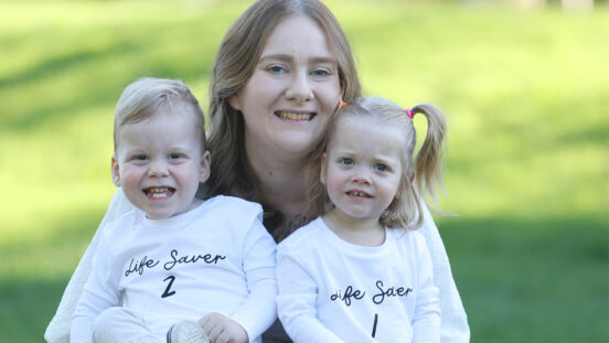 Aussie mum tara Bishop and twins