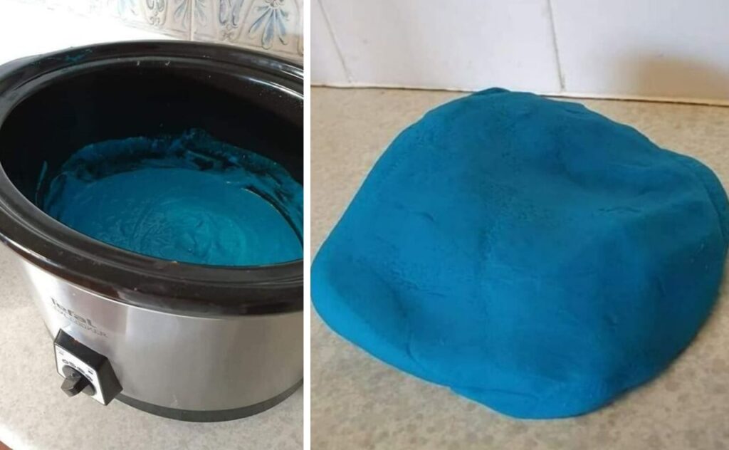 Slow cooker play dough recipe