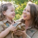 Bindi Irwin with daughter Grace Warrior Irwin