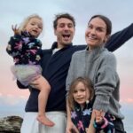 Matty J, Laura Byrne and their two children Lola and Marlie Mae