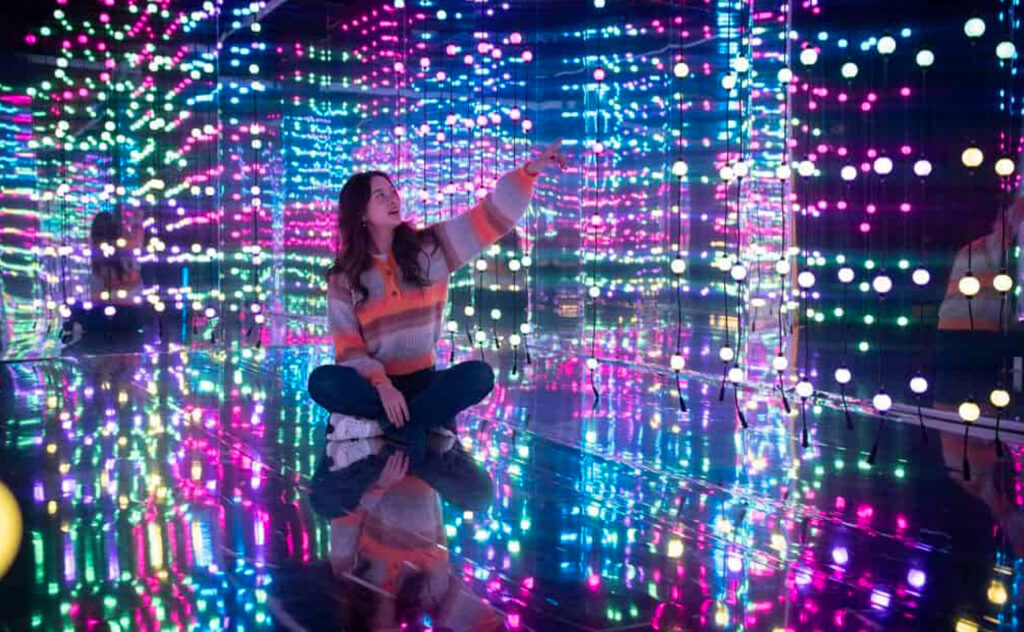 young girl enjoys dopamine land Brisbane 