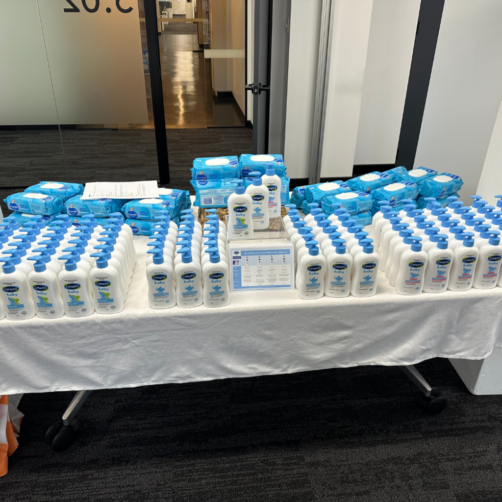 Cetaphil products on show at the Bounty Baby Awards Marketplace event 2024