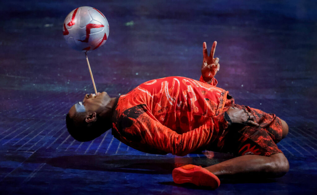 Cirque du Soleil Luzia performing on stage
