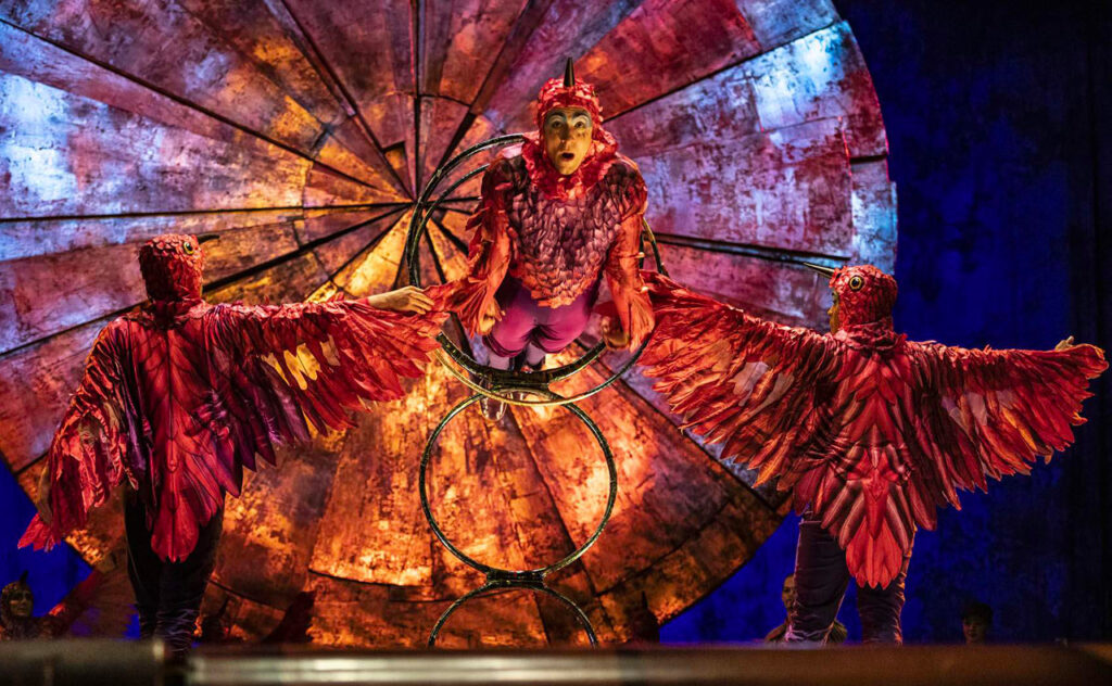 Cirque du Soleil Luzia performing on stage