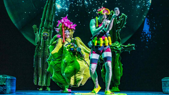 Cirque du Soleil Luzia performing on stage