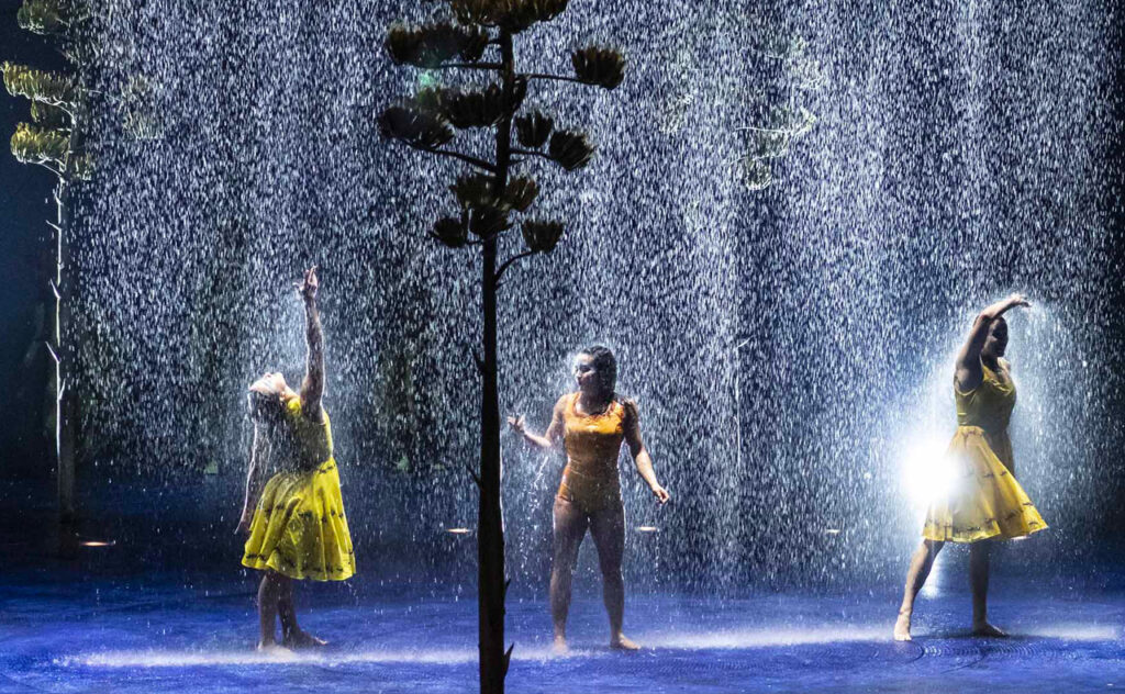 Cirque du Soleil Luzia cast performing on stage