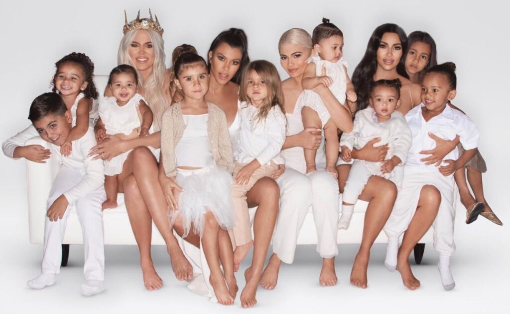 Kris Jenner's grandchildren: Kardashian Jenner Christmas card 2018