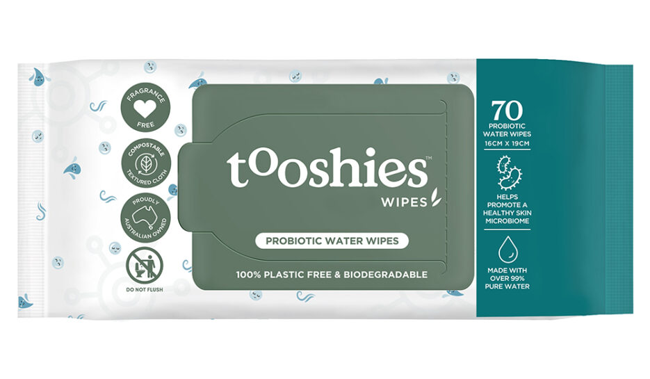 tooshies Probiotic Water Wipes 70pk product shot