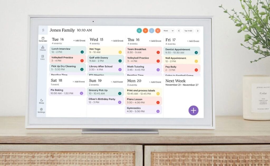 The Skylight Calendar 15"
