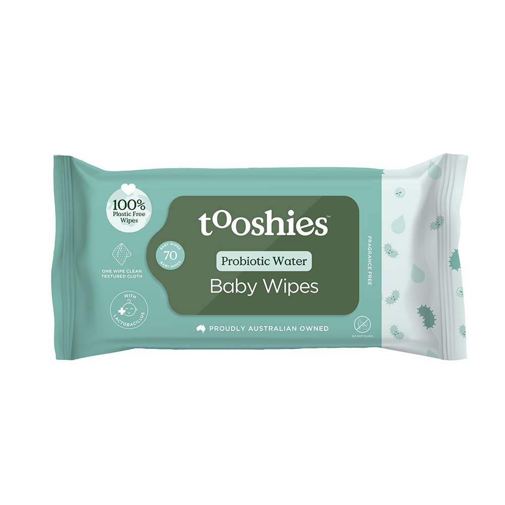 tooshies Probiotic Pure Water Baby Wipes