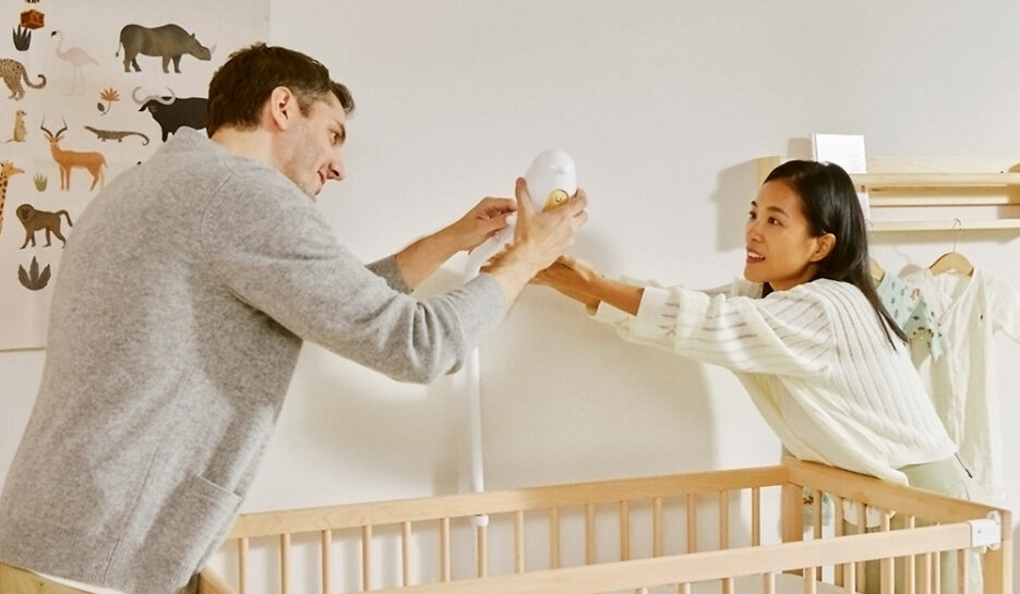 CuboAi Plus Smart Baby Monitor 3 - Wall Mount lifestyle image