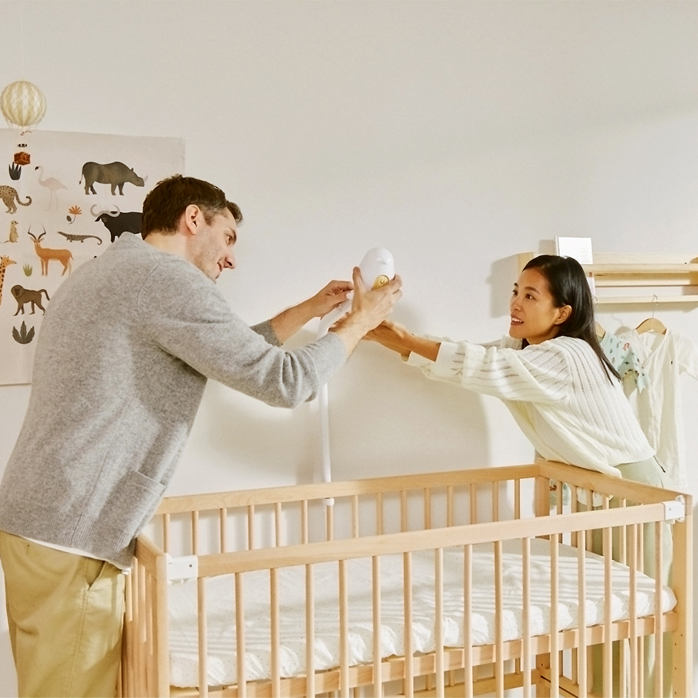CuboAi Plus Smart Baby Monitor 3 - Wall Mount lifestyle image
