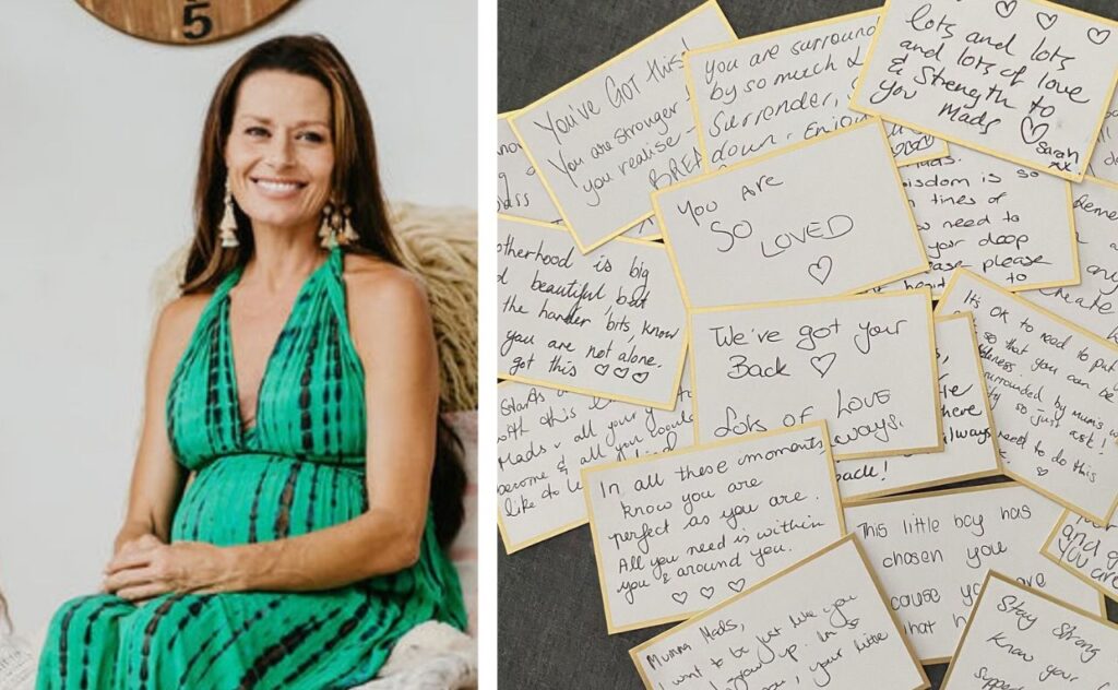 Madeleine West's beautiful 'Mother's Blessing' baby shower