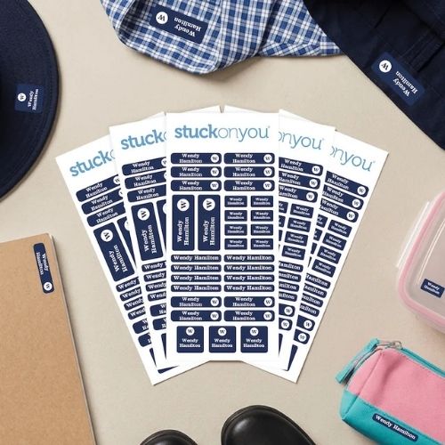 Stuck on You labels