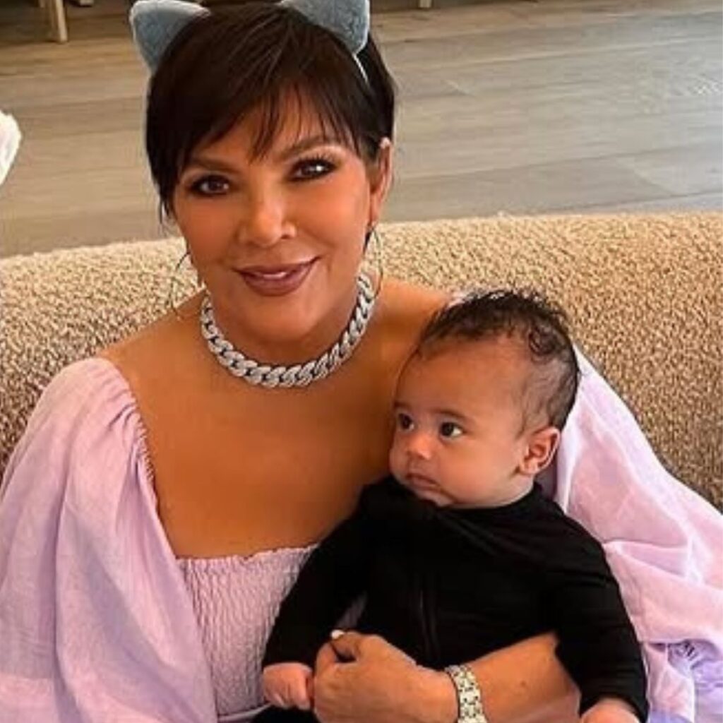 Kris Jenner with Aire Webster