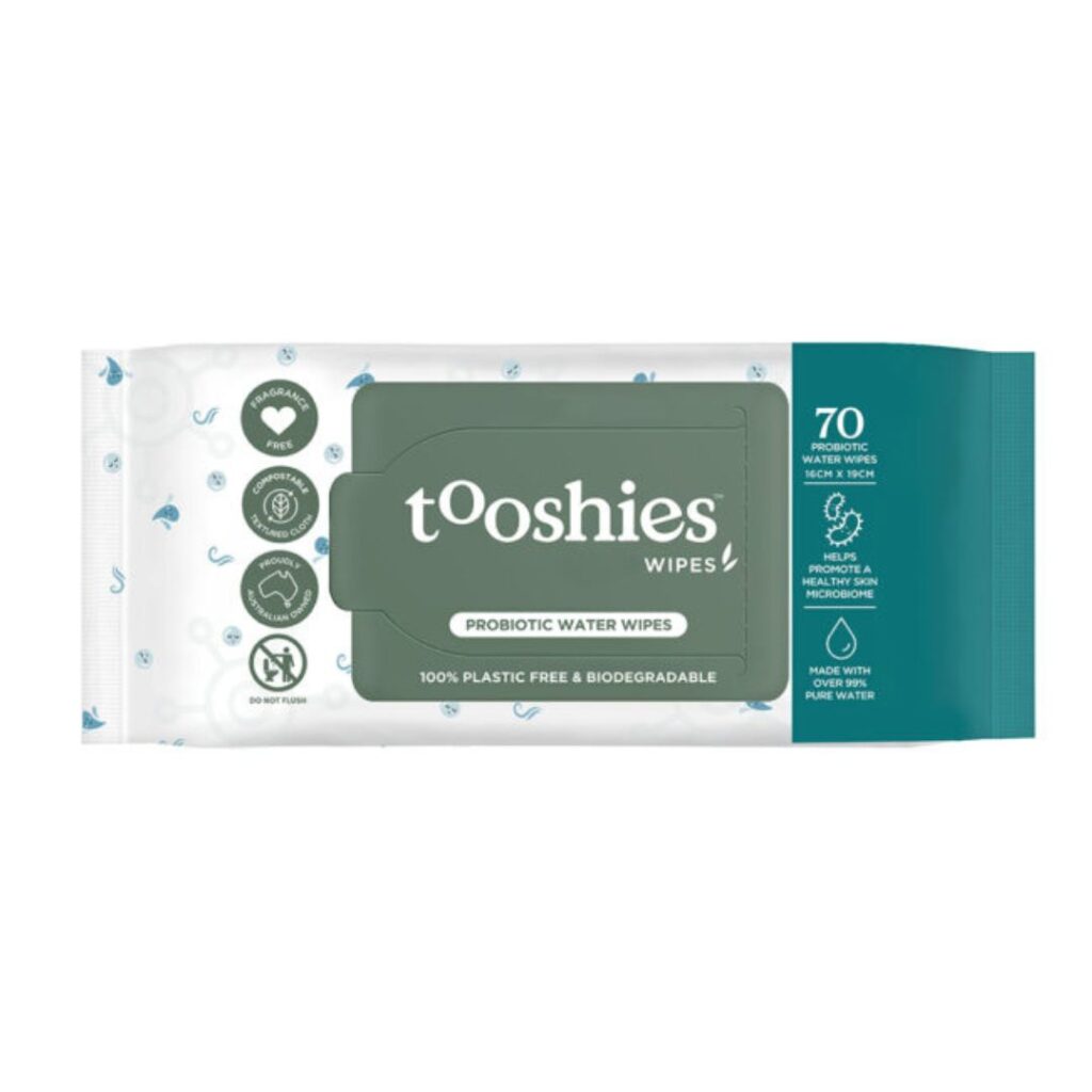 tooshies Probiotic Pure Water Baby Wipes