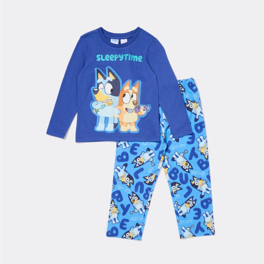 Bluey Kids Easter Pyjama Set - Blue

