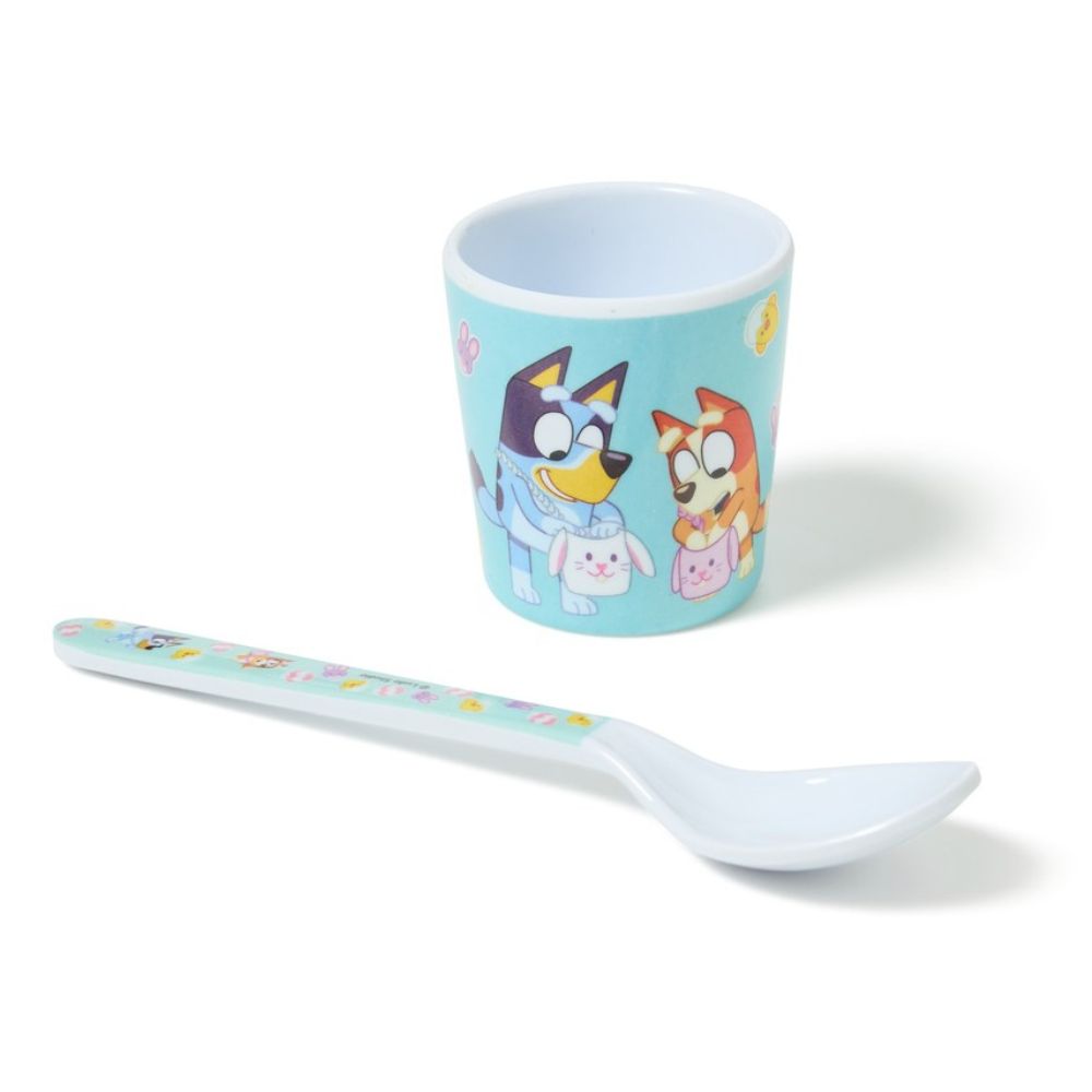 Bluey egg cup and spoon