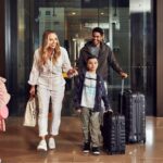 Family Sydney accomodation: Family checking into Hyatt Regency Sydney