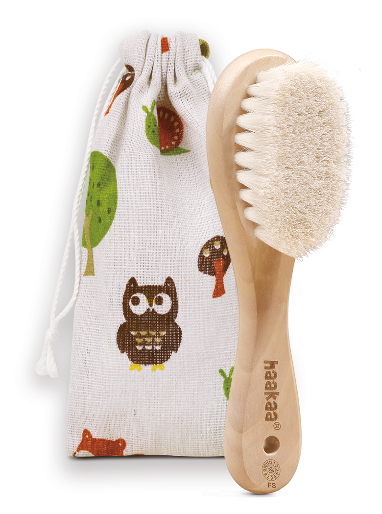 Haakaa Goat Wool Baby Hair Brush