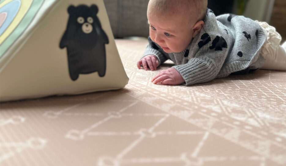Baby Driver : Dusty Nude Boho - Padded Playmat - Large