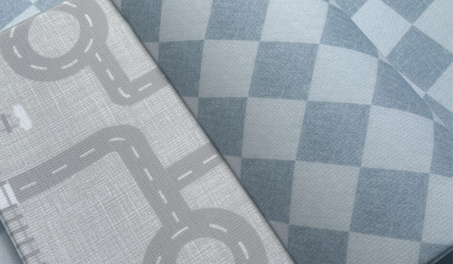 Checkmate Denim (Blue) : The Streets Large Padded Playmat