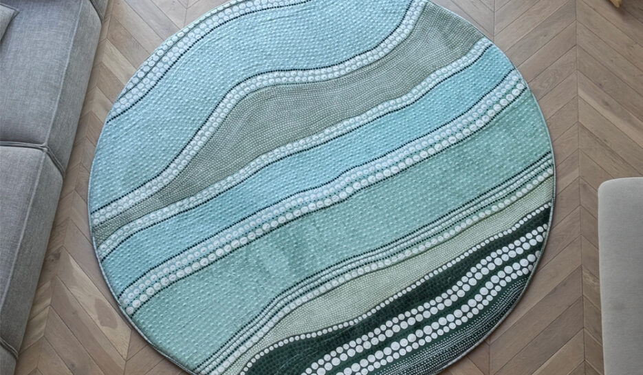 Girliny Girlinyji Reef -By Studio Lowana Snuggle Rug-Sensory Tatami Mat