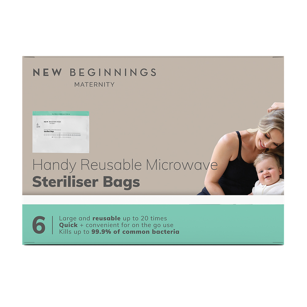 New Beginnings Microwave Steriliser Bags (6pk)