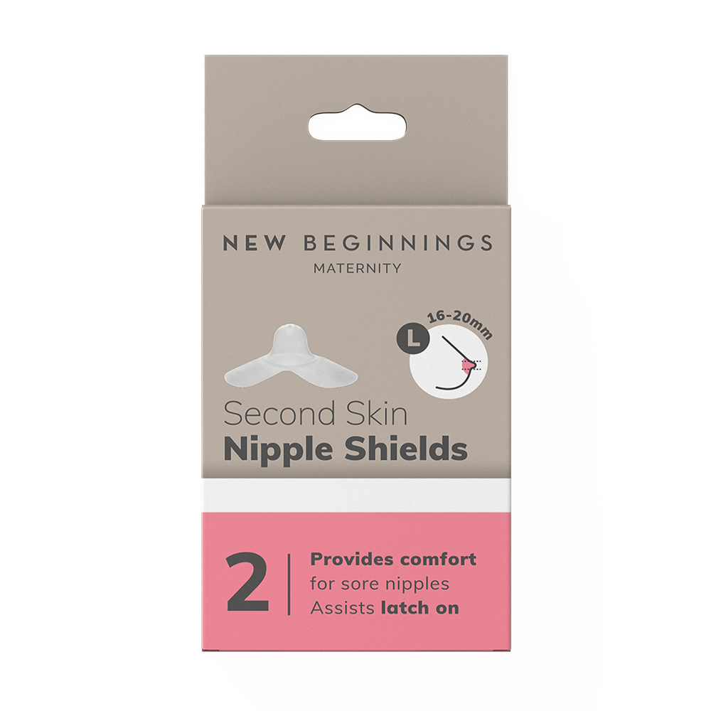 New Beginnings Silicone Nipple Shields – Size L