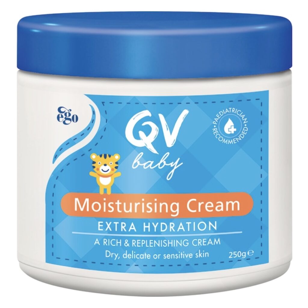 QV Baby Moisturising Cream.