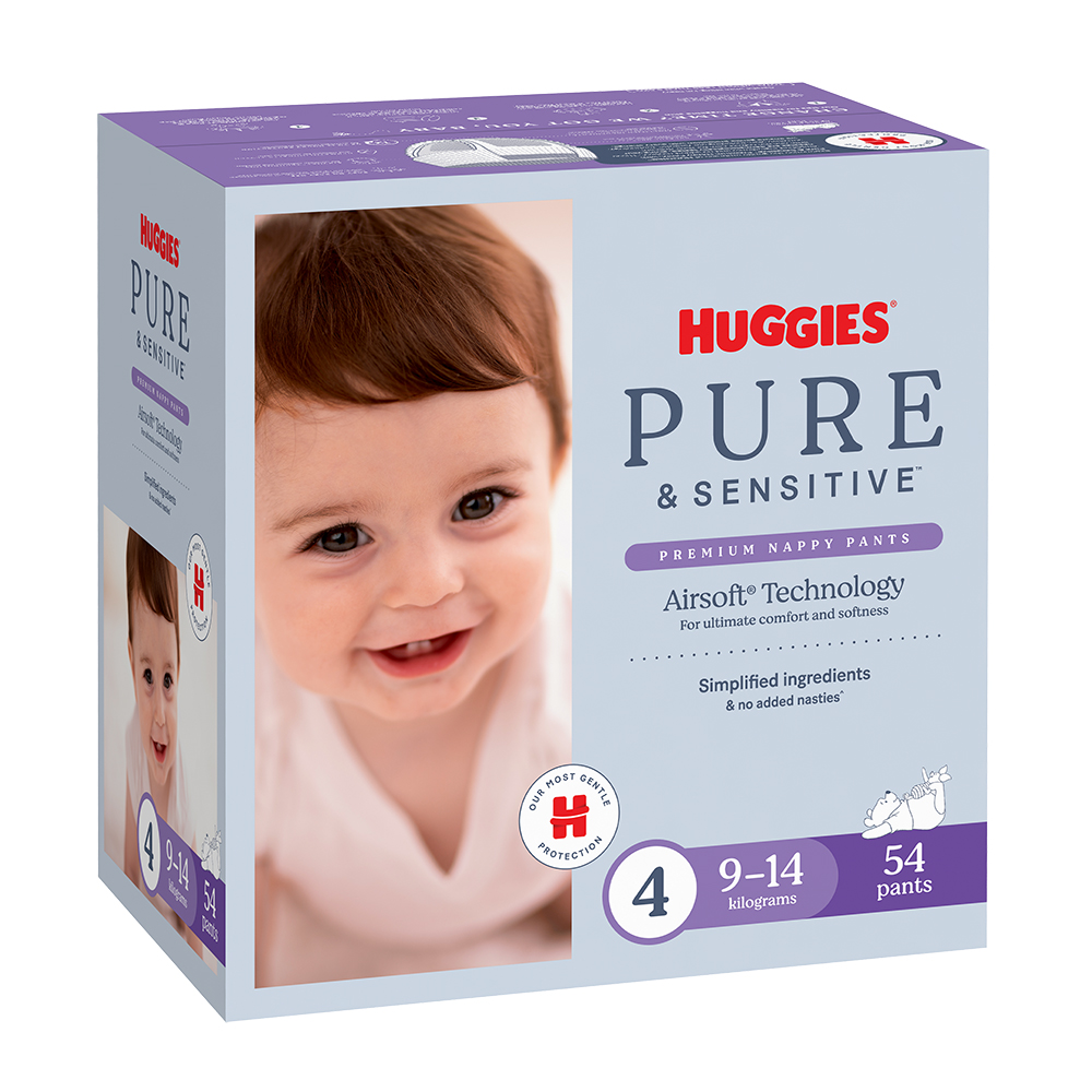 Huggies Pure and Sensitive Nappy Pants