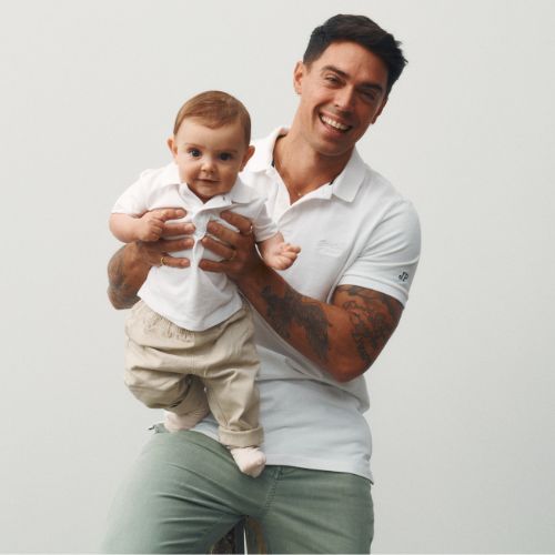Purple Wiggle John Pearce is set to front Superdry’s upcoming Father’s Day campaign with his son Henry launching Monday 25th August. 