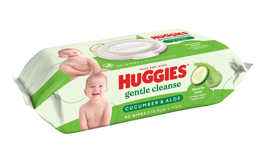 Huggies Gentle Cleanse Baby Wipes Cucumber & Aloe