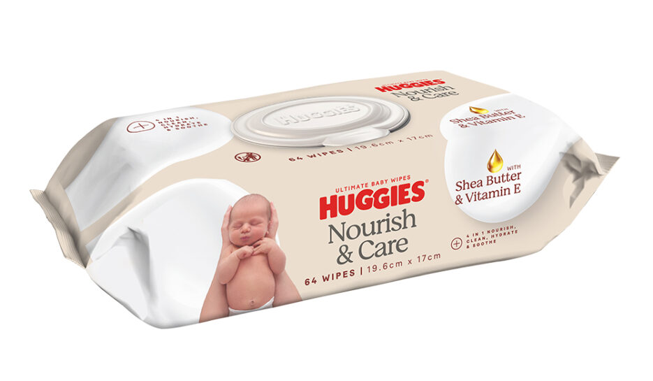 Huggies Nourish & Care Baby Wipes