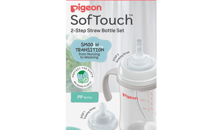 Pigeon SofTouch Step-up Straw Bottle Set
