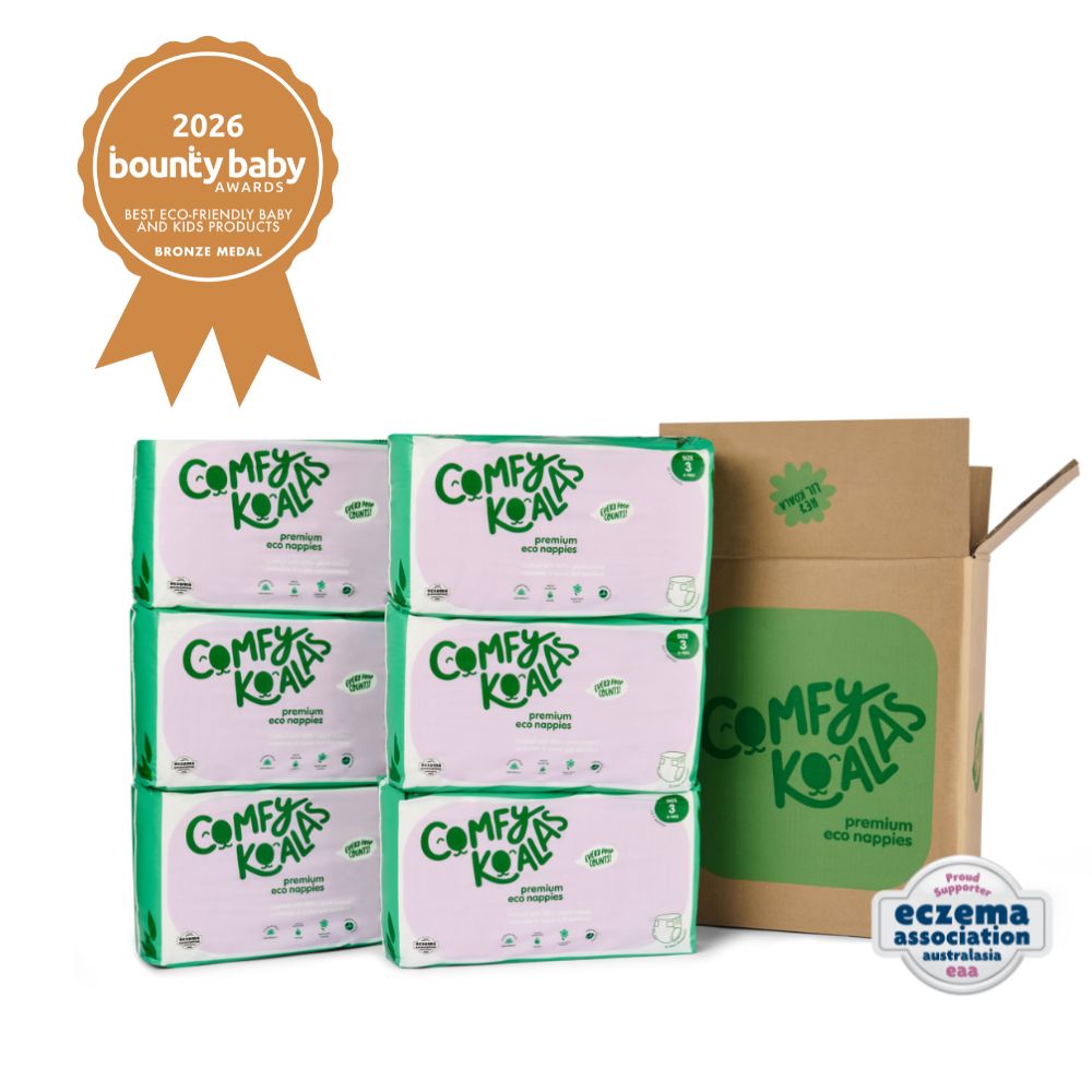 Comfy Koalas Monthly Box Premium Bamboo Eco Nappies