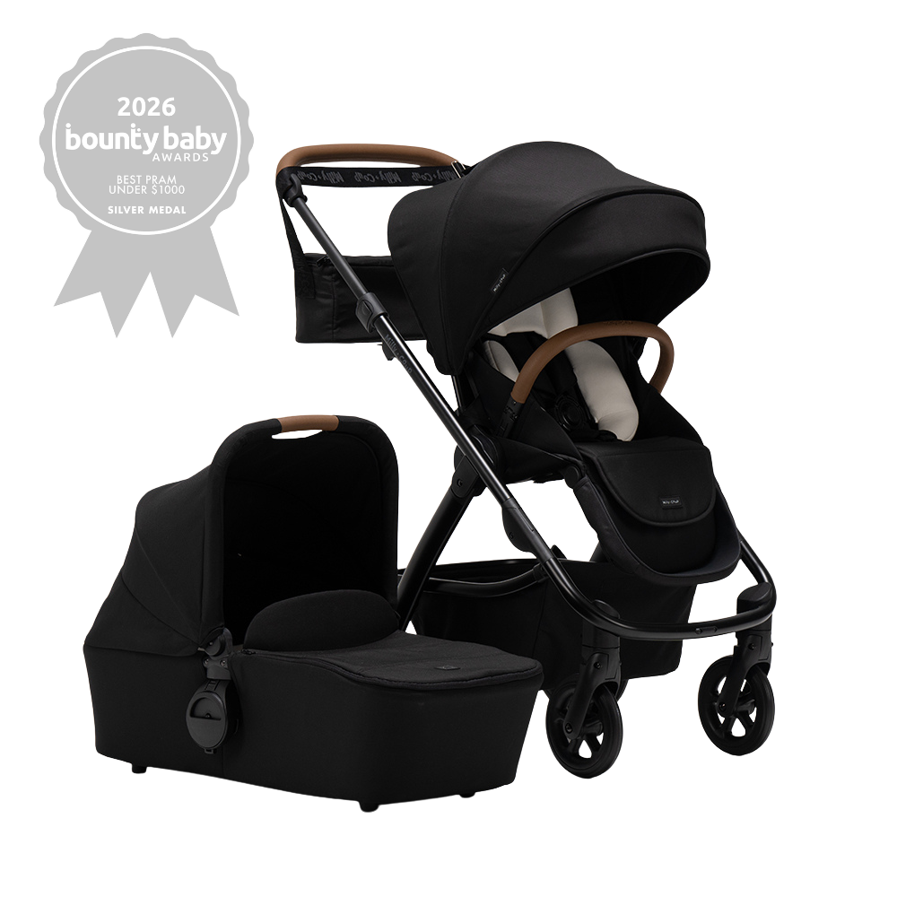 Best Pram Under $1000 Silver Milly + Coup Milo2 Single Pram