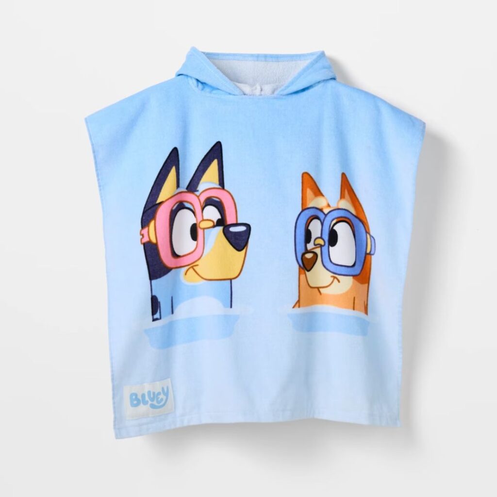 Bluey Kids Hooded Towel
