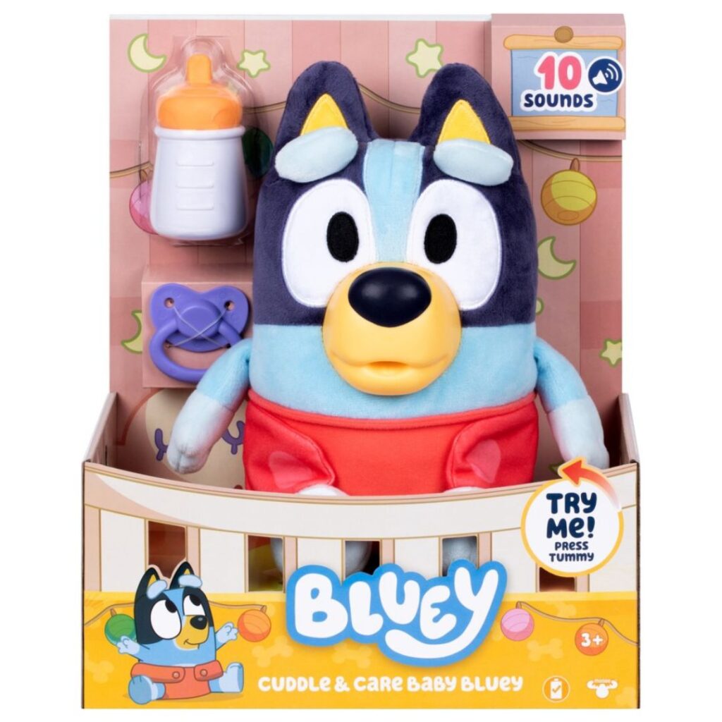 Bluey Cuddle & Care Baby with 10 Sounds
