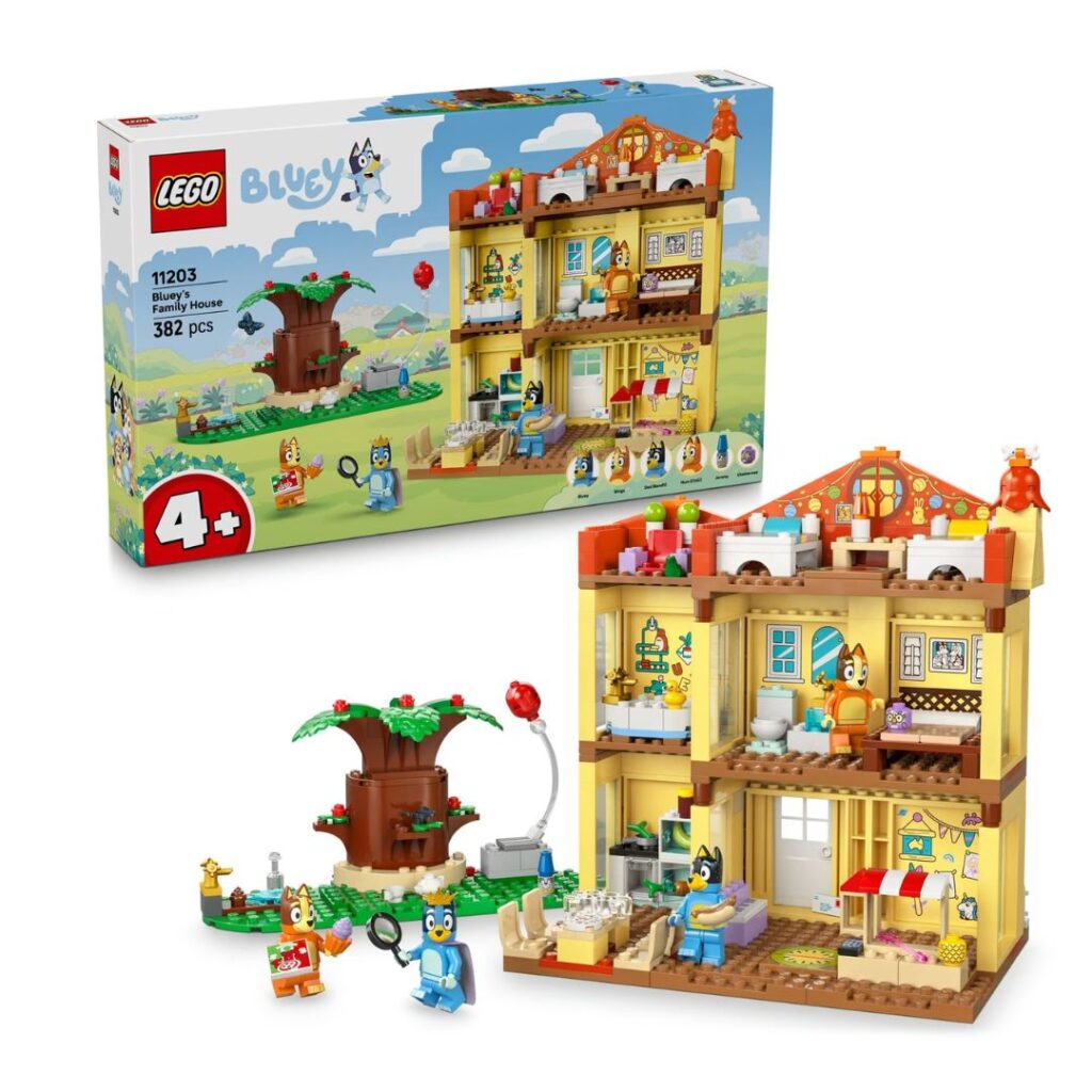 Bluey LEGO family house set