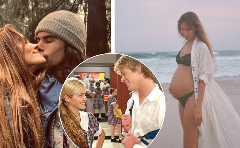 Isabel Lucas pregnant with her first child