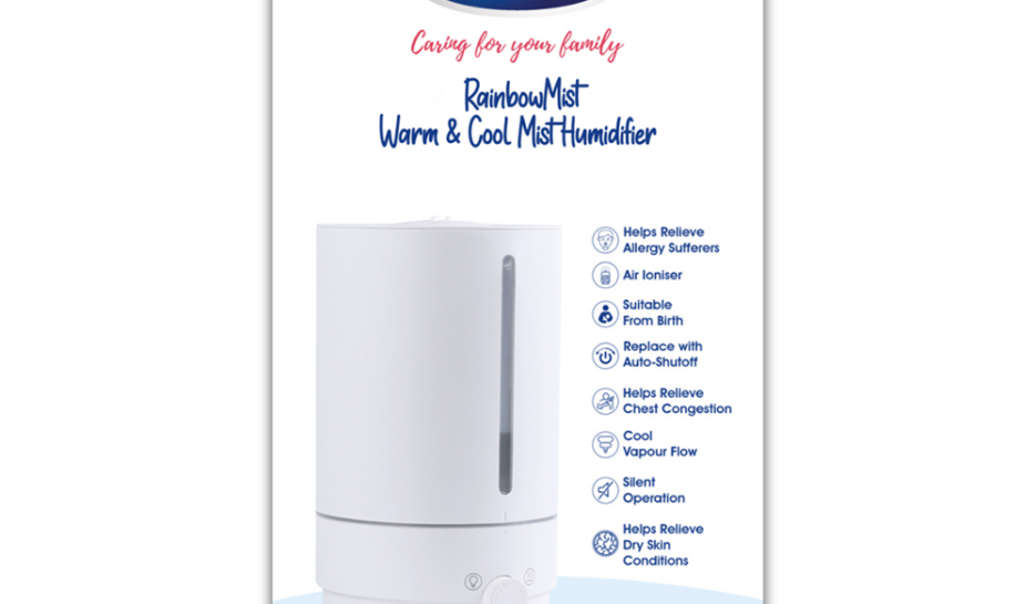 MedeScan Cool & Warm Mist Ultrasonic Humidifier