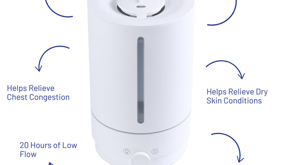 MedeScan Cool & Warm Mist Ultrasonic Humidifier