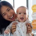 Best baby vitamin or supplement, mum and baby smiling at camera