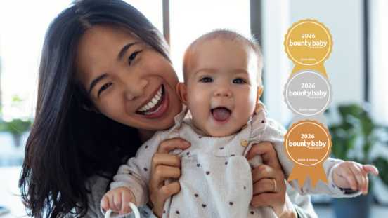 Best baby vitamin or supplement, mum and baby smiling at camera