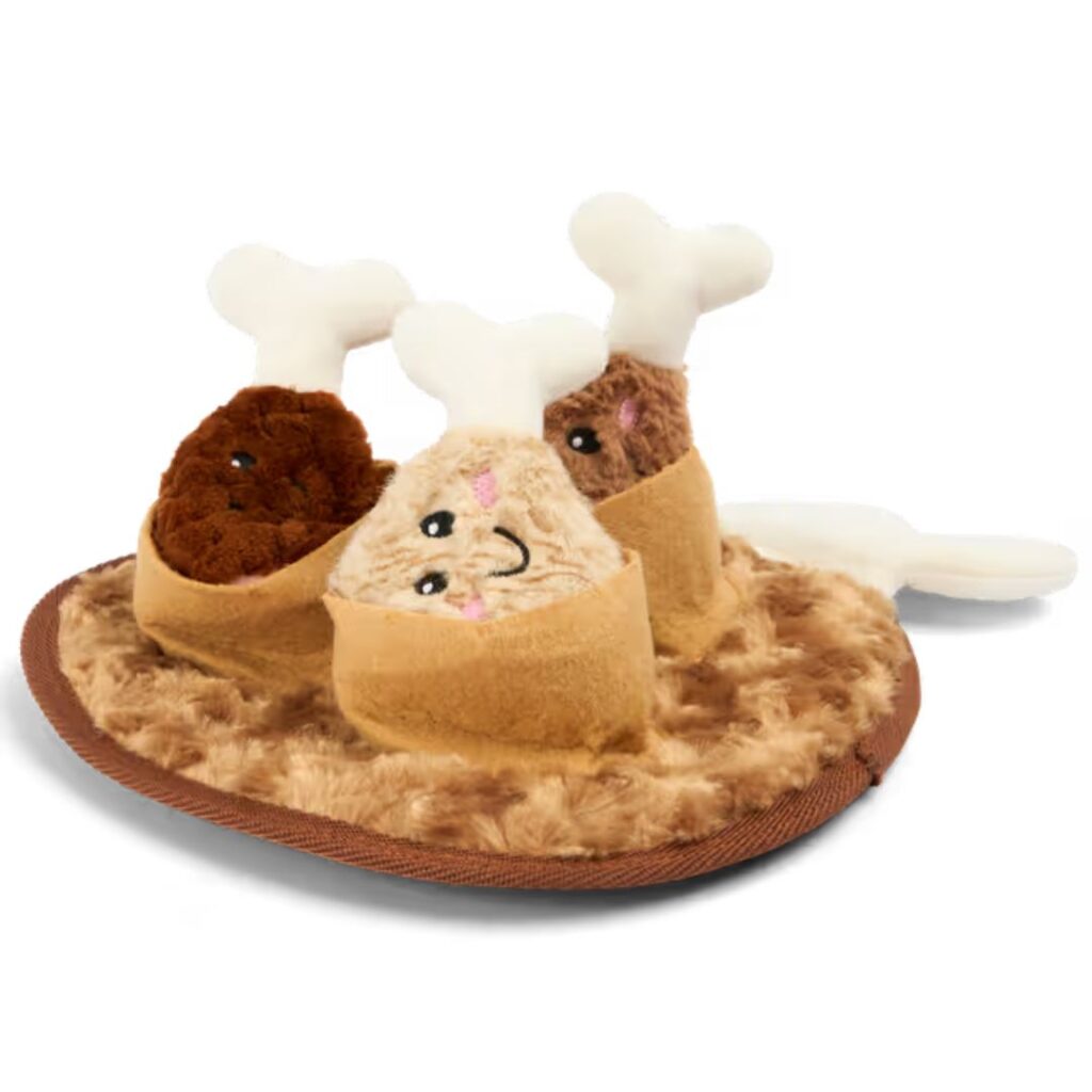 Paws for Life Snuffle Mat Dog Toy Chicken Drumstick Style