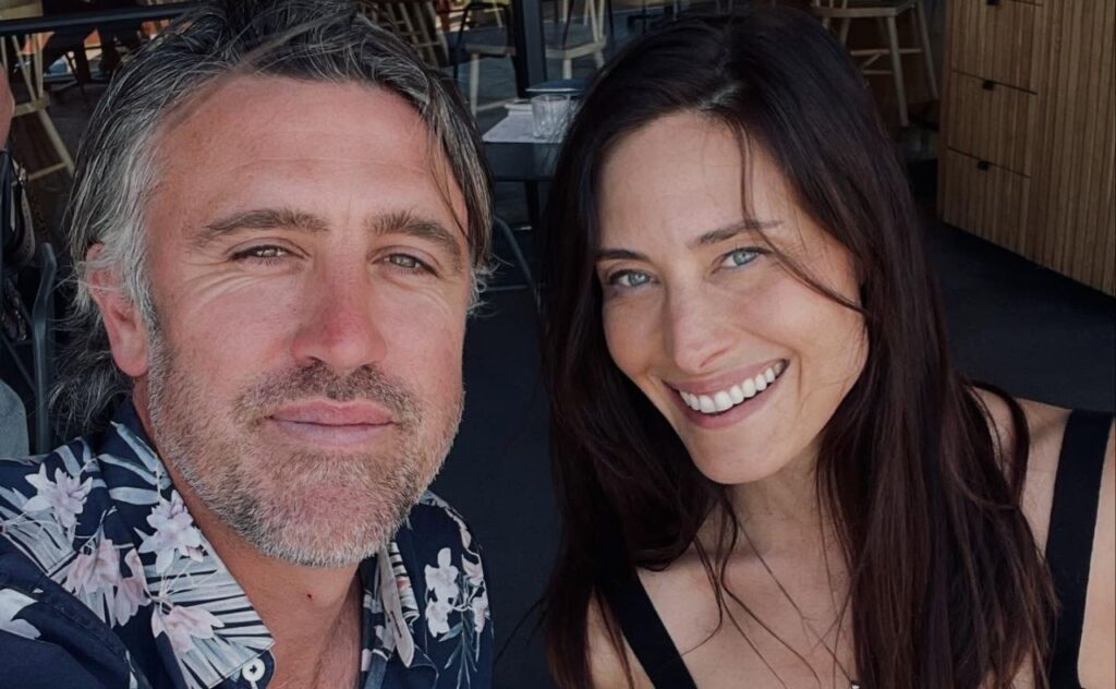 Luke McLeod with his wife Brittany Bennett