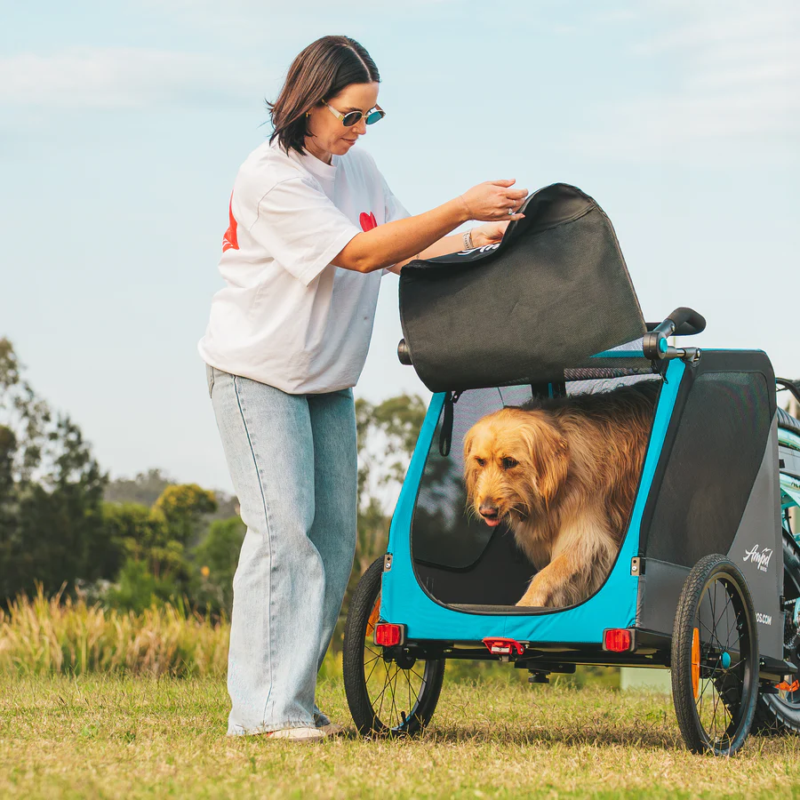 AmpBros Pet Deluxe Bike Trailer