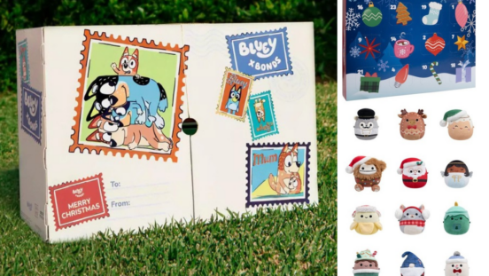 Advent calendar for kids/ Bluey and Squishmallows