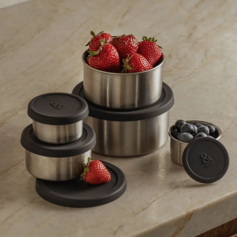 Seed & Sprout Stainless Steel Food Container Set
